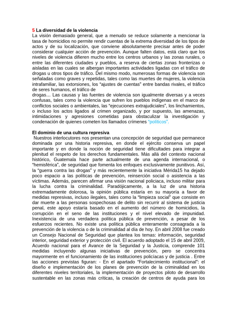 La Prevencion de La Violencia 5 | PDF | Violencia | Valores
