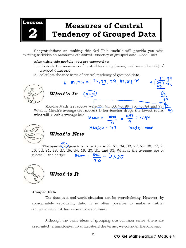 Central Tendency Measurement | PDF