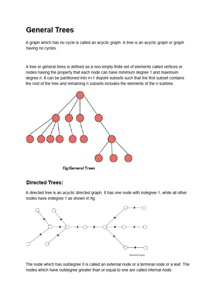 General Trees Binary Trees | PDF | Mathematical Relations | Combinatorics