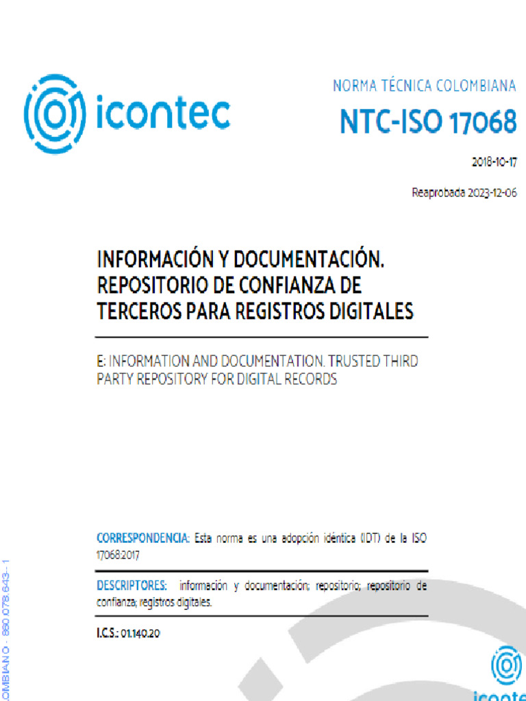 NTC 17068 | PDF