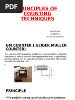 G.M. Counter: Principles and Applications | PDF | Radiation ...