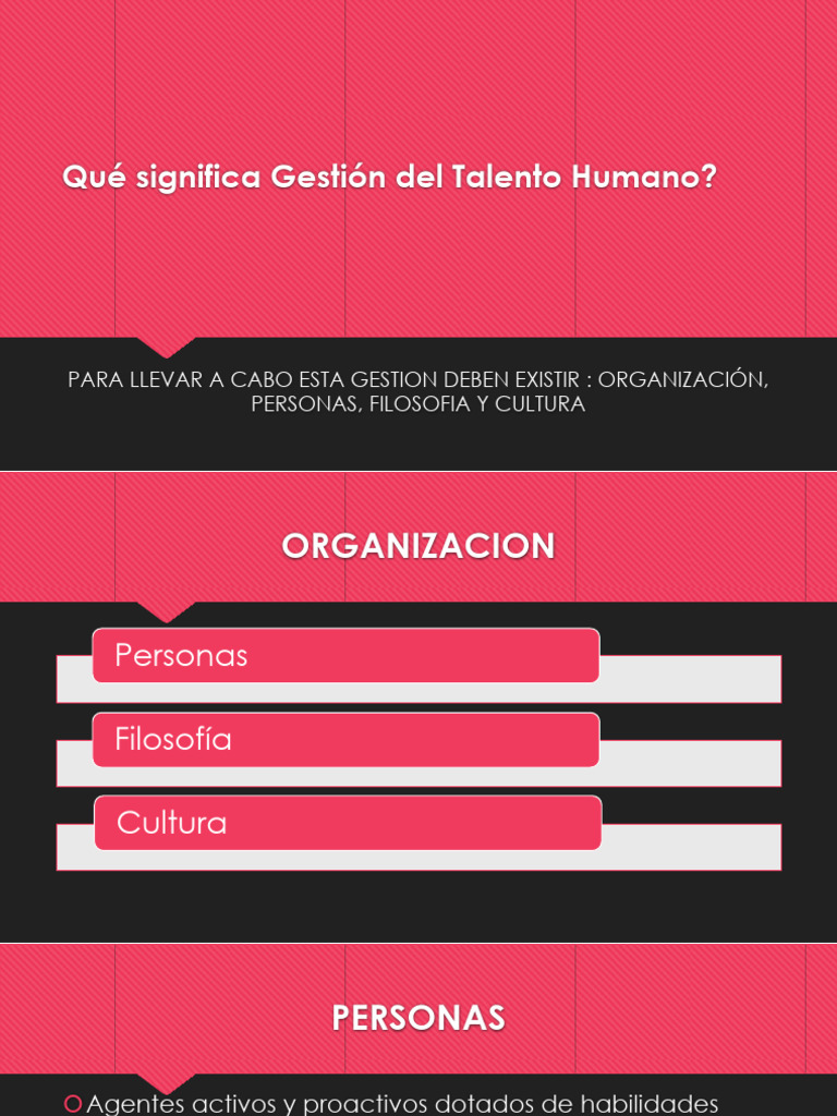 Definición de Gestión del Talento Humano | PDF | Gestión de recursos