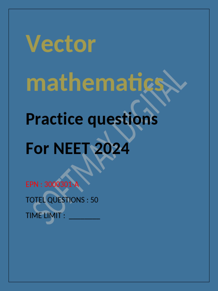 Vector Mathematics | PDF