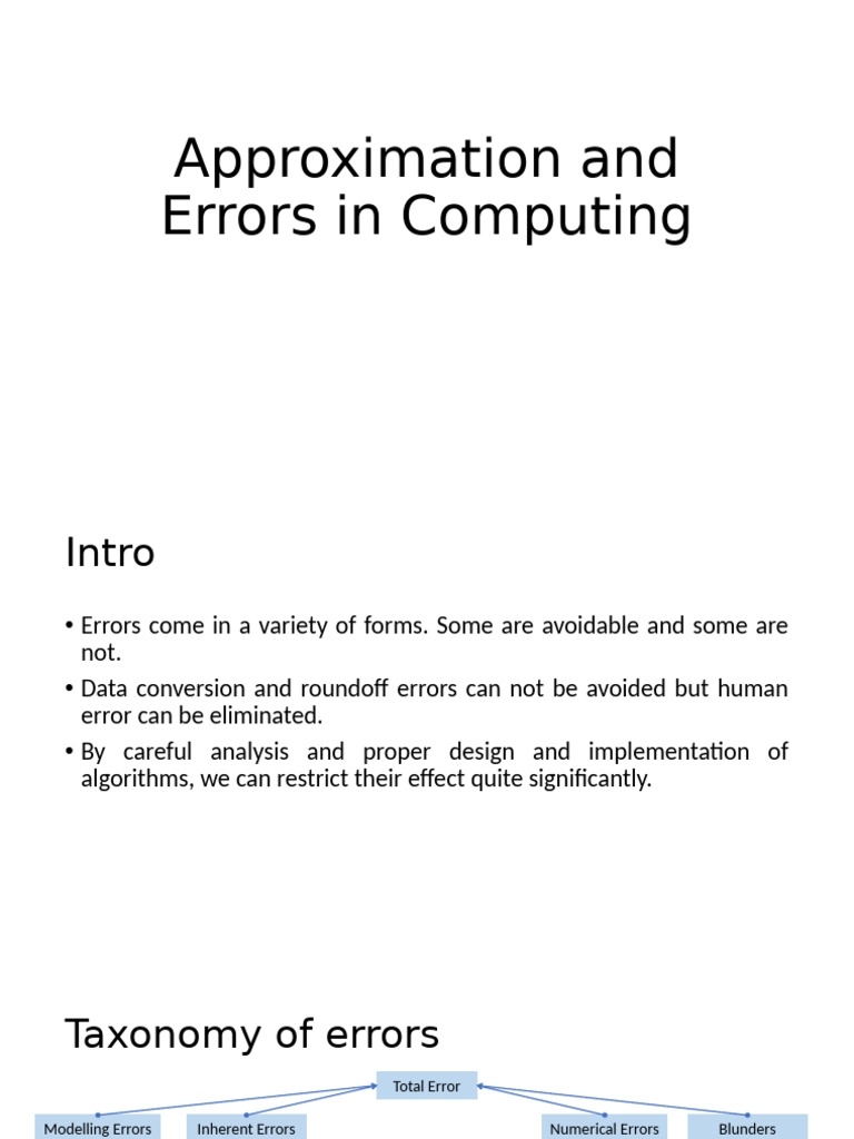 Understanding Errors in Computing | PDF | Significant Figures ...
