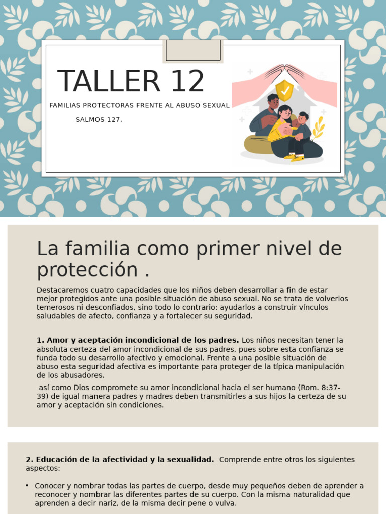 Capacidades para Proteger a Niños del Abuso | PDF | Amor | La ...