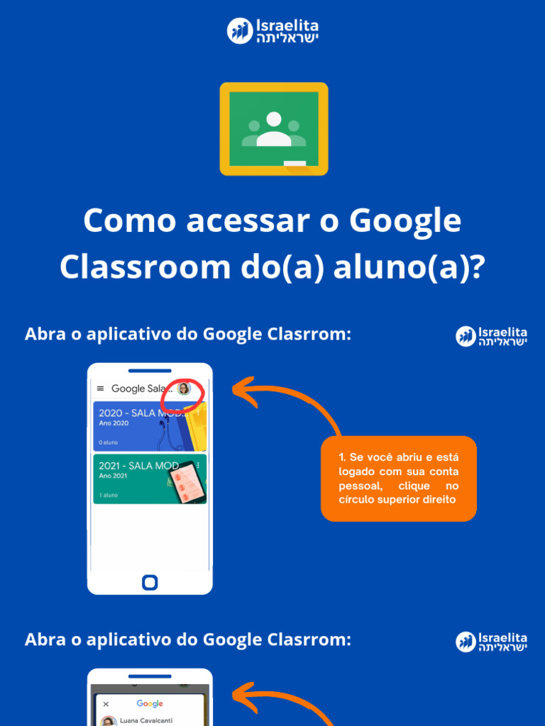 Acesso ao Google Classroom do Aluno | PDF