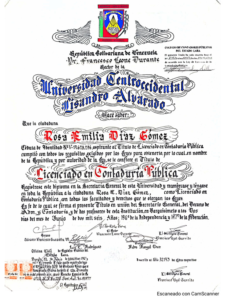 Titulo Rosa Diaz | PDF