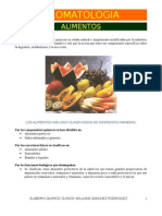 Clasificacion de ALIMENTOS