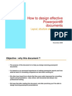 How To Design Effective Powerpoint Document ?