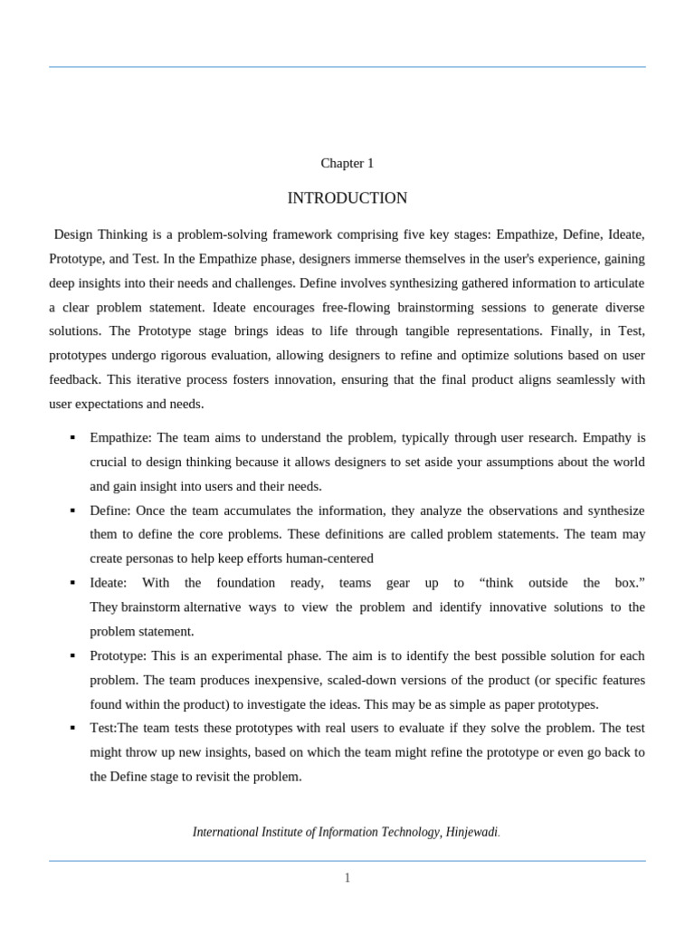 DTL Project Ideas for Engineering Students | PDF | Design Thinking ...