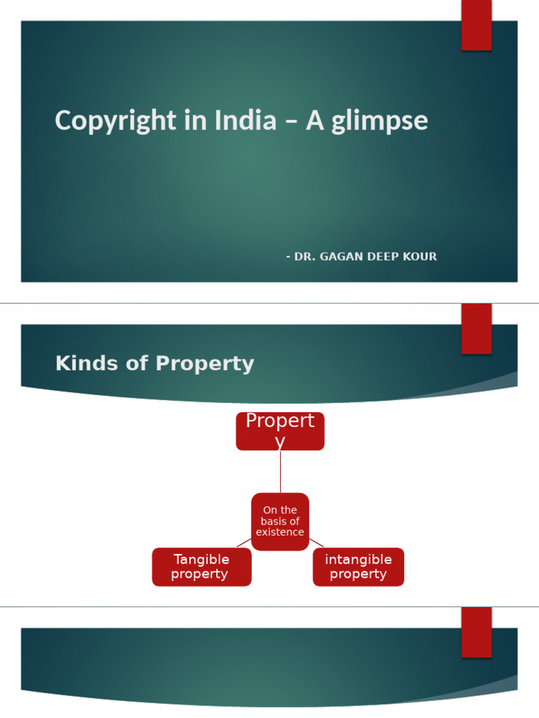 Overview of Copyright in India | PDF | Copyright | Intellectual Property