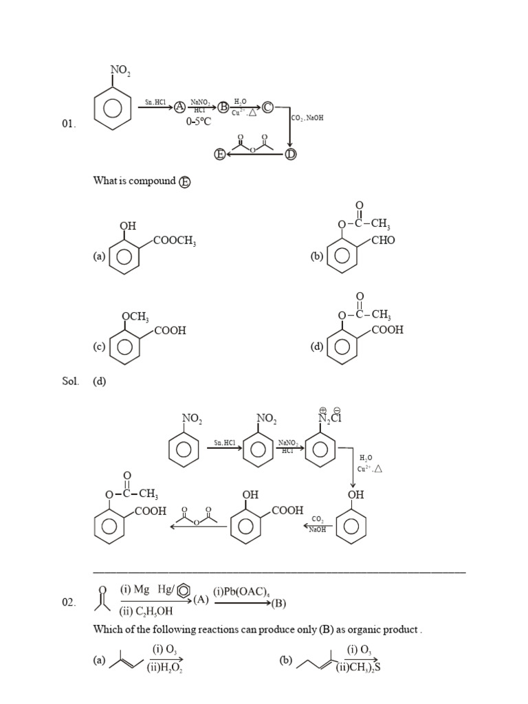 Alcohol Phenol Ethers Solution | PDF | Chemistry | Chemical Substances