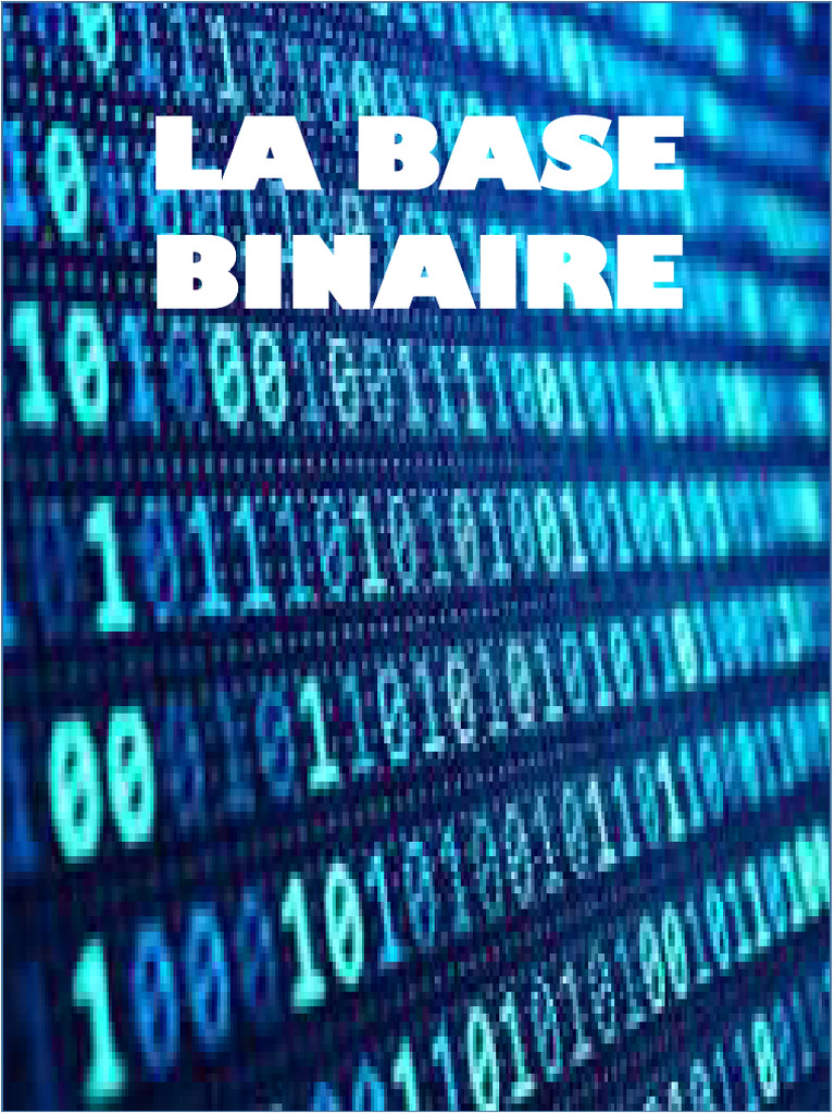 LA BASE BINAIRE | PDF | Données numériques | Notation (mathématiques)