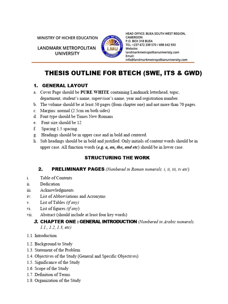 BTech Report Writing Guidelines | PDF | System | Citation