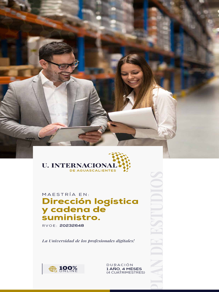 Maestria en Direccion Logistica y Cadena de Suministro | PDF ...
