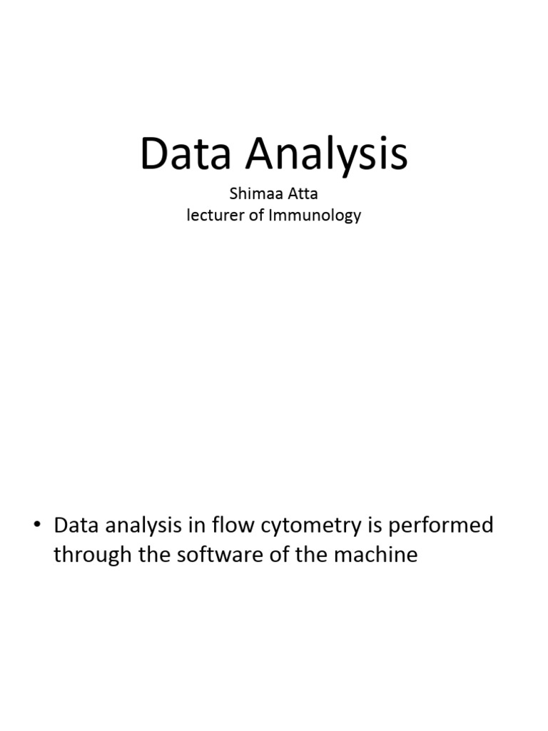 Flow Cytometry Data Analysis Guide | PDF