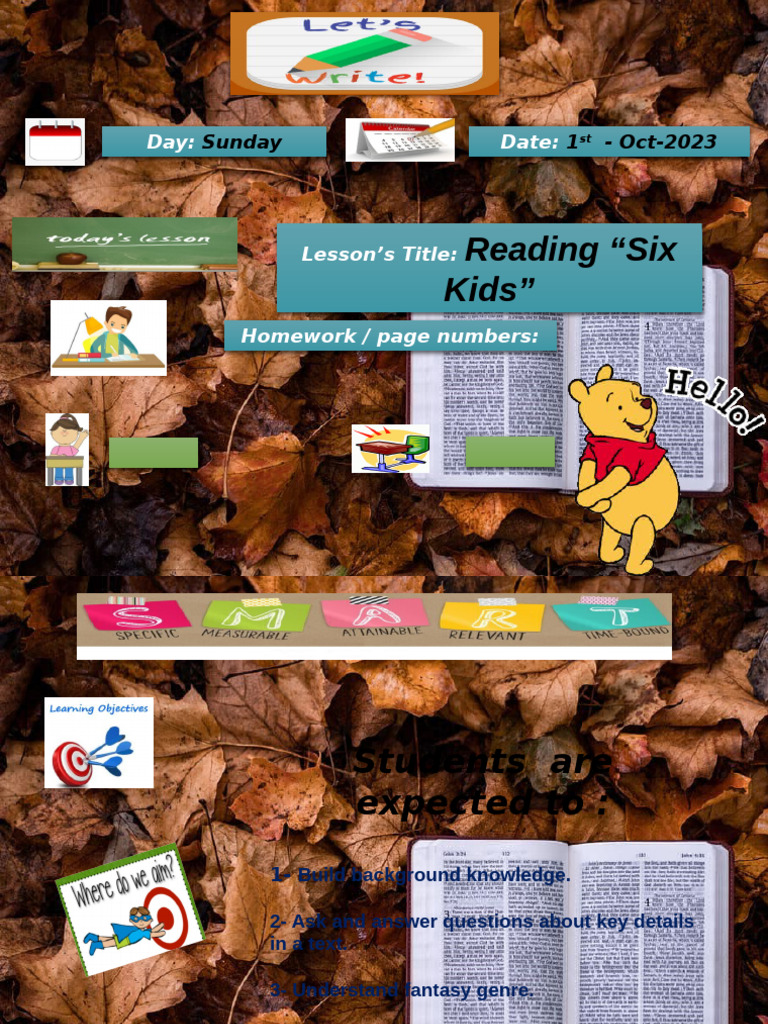 Lesson Plan: Reading "Six Kids" | PDF