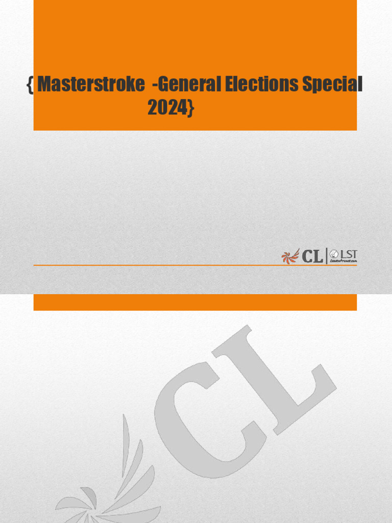 2024 General Elections Insights & Quiz | PDF | Government | Elections