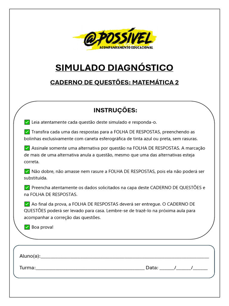 capa MATEMÁTICA 2 | PDF