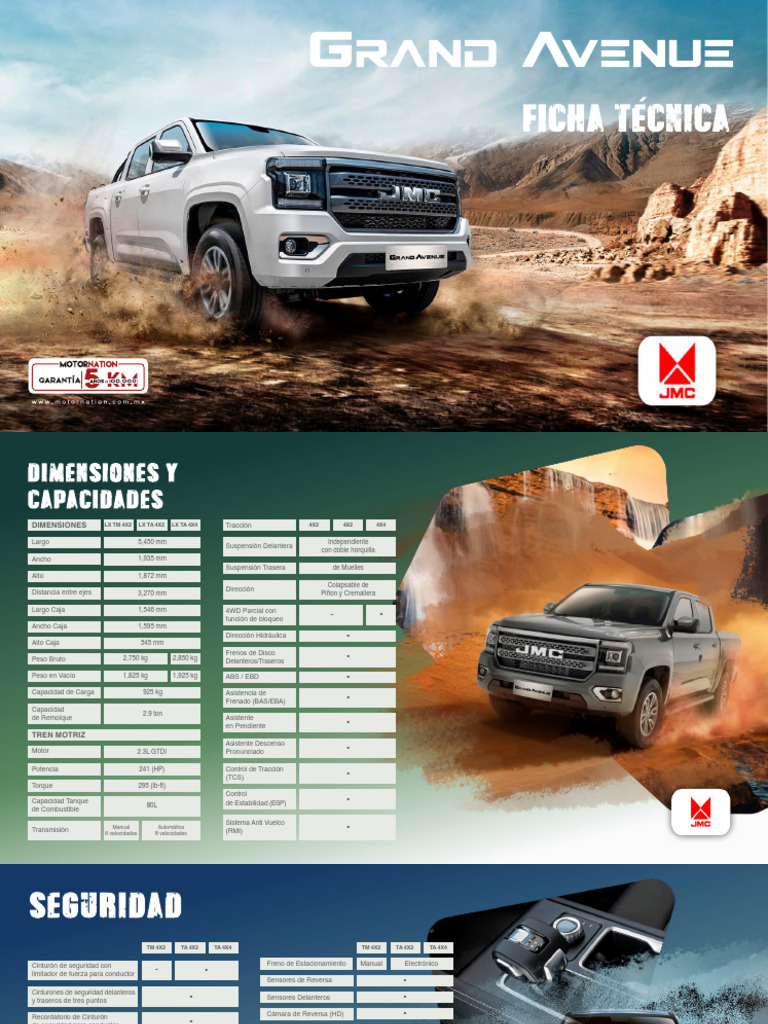 Grand Aveneu | PDF | Tracción en las cuatro ruedas | Coche