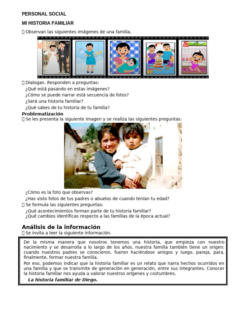 Ficha de Personal Social 04 de Junio de 2024 | PDF