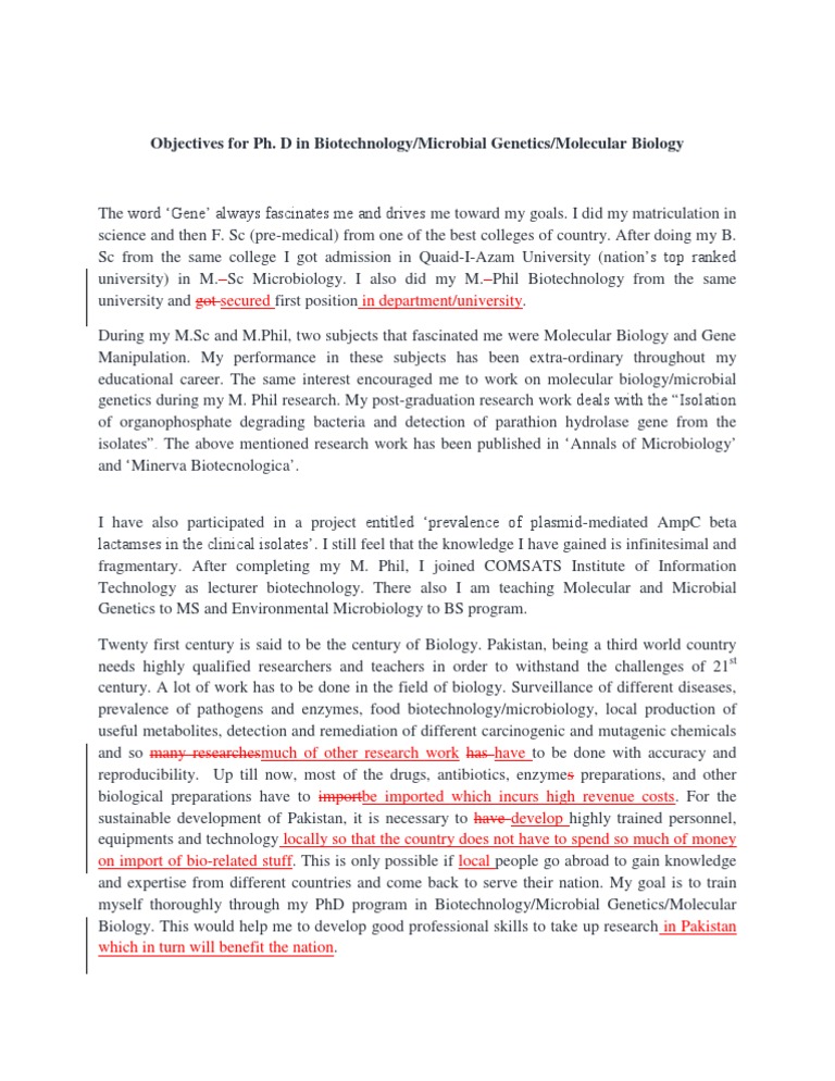 medical microbiology personal statement