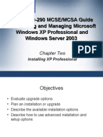 70-270, 70-290 MCSE/MCSA Guide To Installing and Managing Microsoft Windows XP Professional and Windows Server 2003