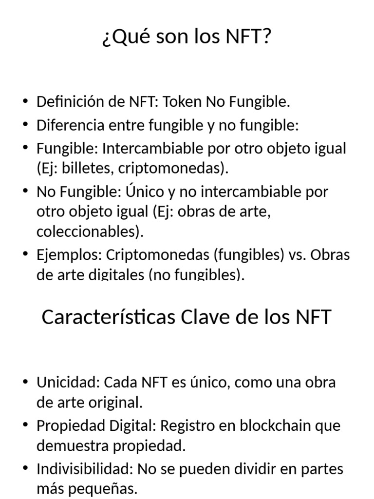 Guía Completa sobre NFT: Definición y Usos | PDF