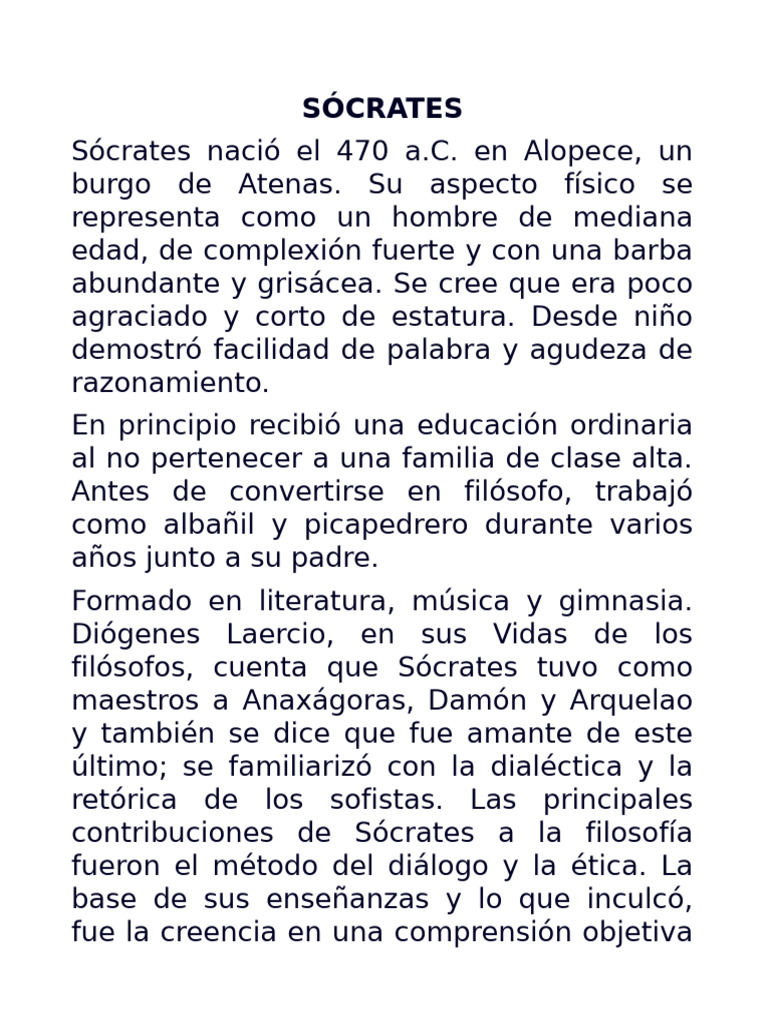 Sócrates vs. Sofistas: Filosofía y Método | PDF | Sócrates | Retórica