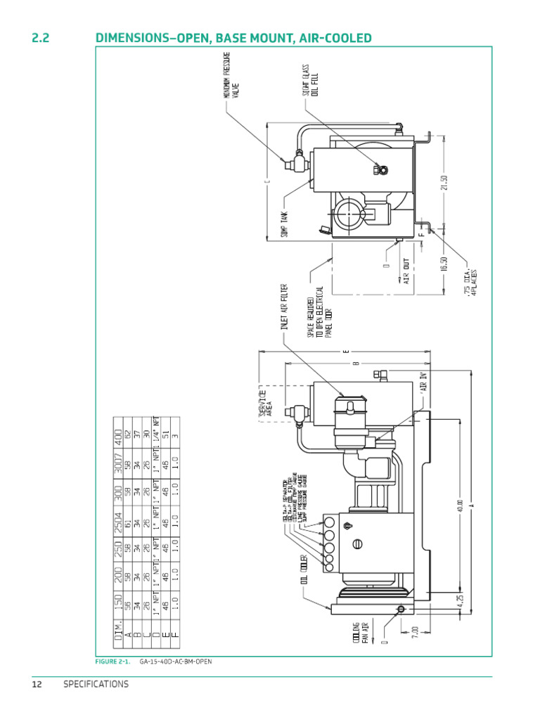 15D-40D Basemount Drawing | PDF