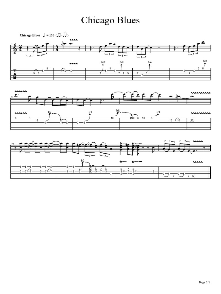Chicago Blues Overview | PDF