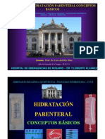 Seminario de Hidratacion Parenteral Conceptos Basicos Prof. Dr. Luis Del Rio Diez (Modo de A