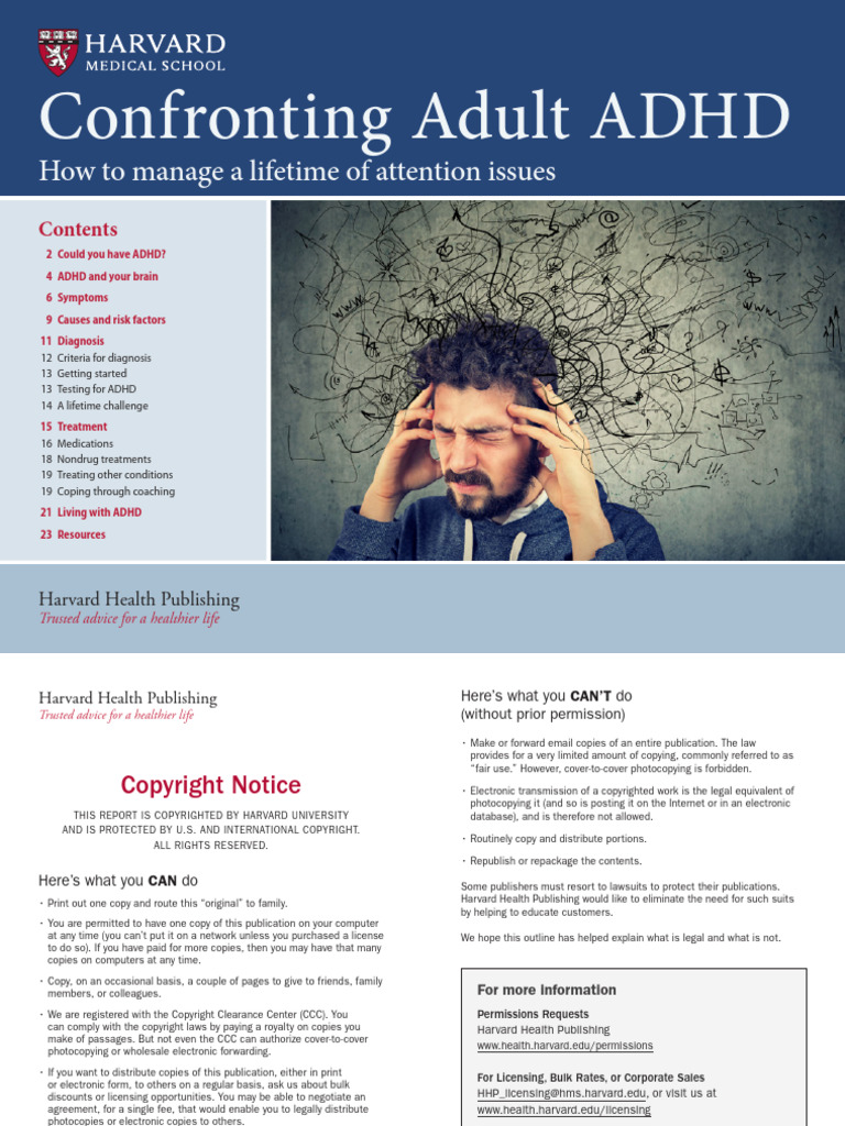 Managing Adult ADHD Challenges | PDF | Attention Deficit Hyperactivity ...