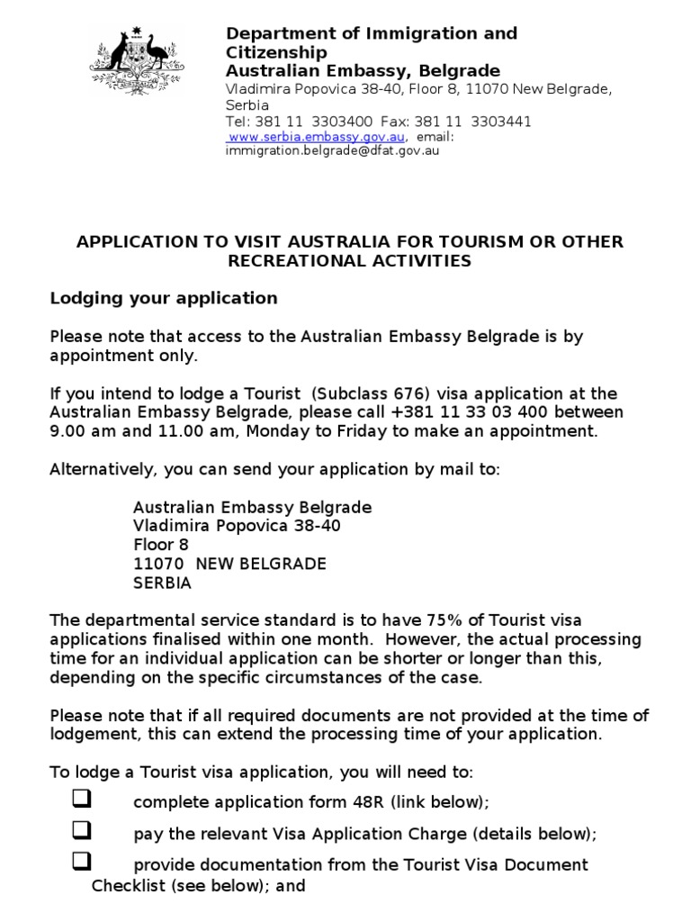 Tourist Visa Travel Visa Notary Public
