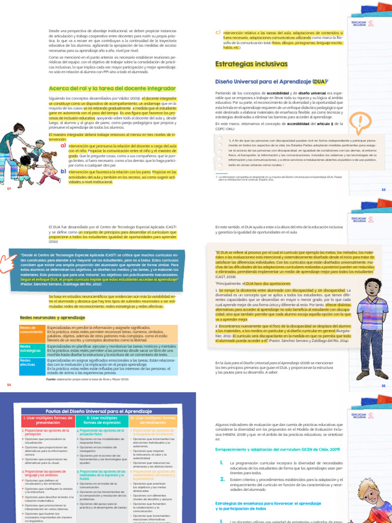 Fundamentos de Educación Inclusiva | PDF | Enseñando | Plan de estudios