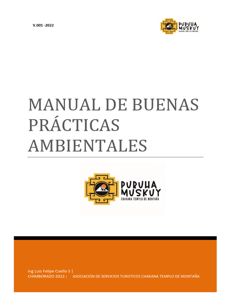 Manual de Buenas practicas ambientales | PDF | Residuos | Reciclaje