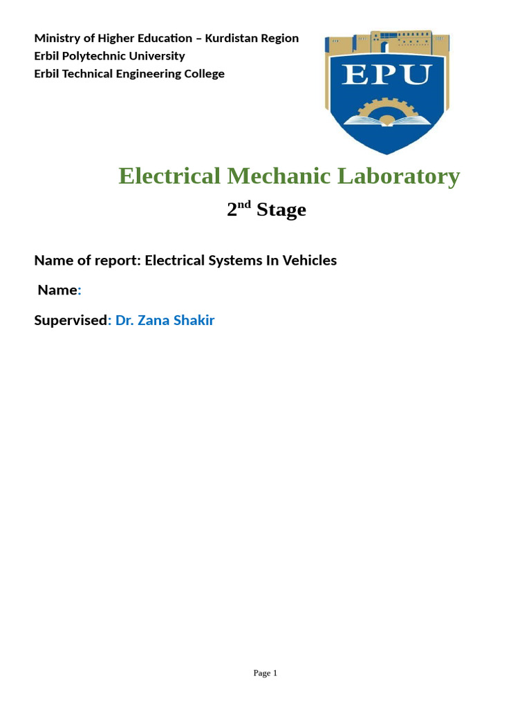 Vehicle Electrical System Overview | PDF | Hybrid Vehicle | Plug In Hybrid