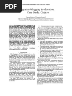 Download Using microblogging in education Case Study Ciripro by Carmen Holotescu SN8551345 doc pdf