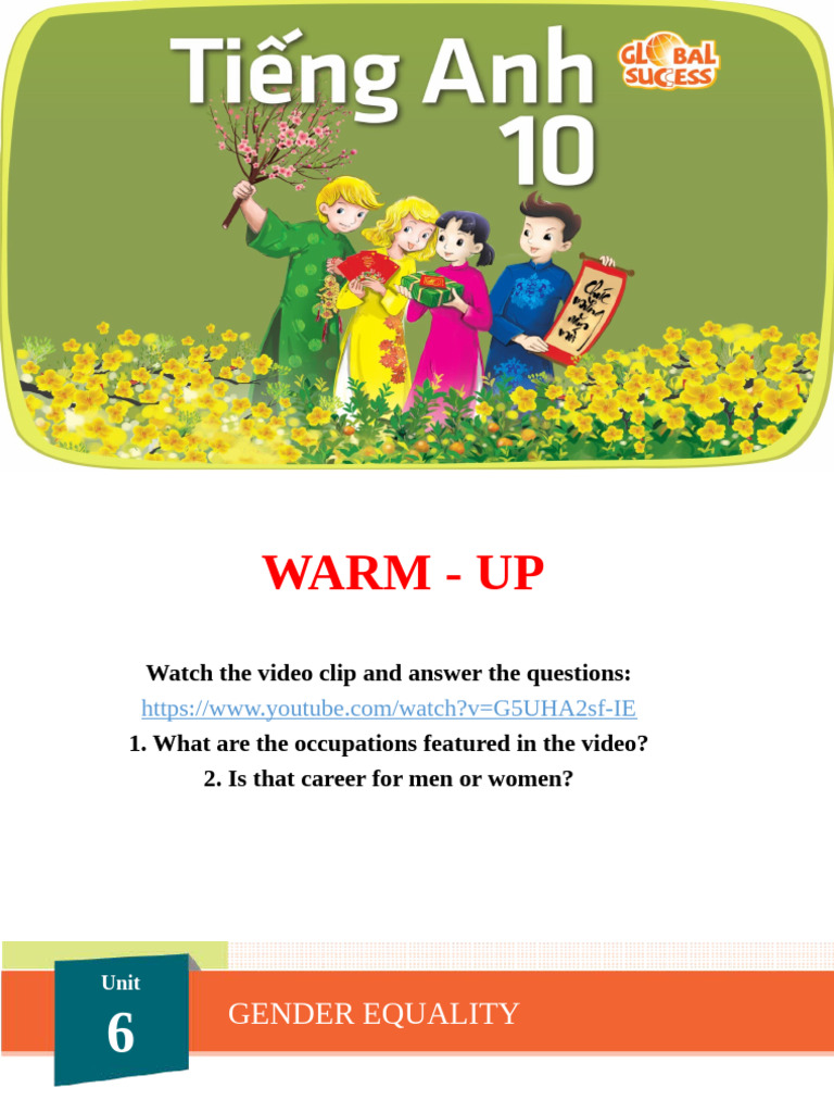 Unit 6 Gender Equality Lesson 4 Speaking | PDF | Health Care