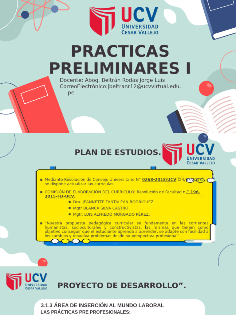 S1. P Preliminares I | PDF | Plan de estudios | Ley procesal