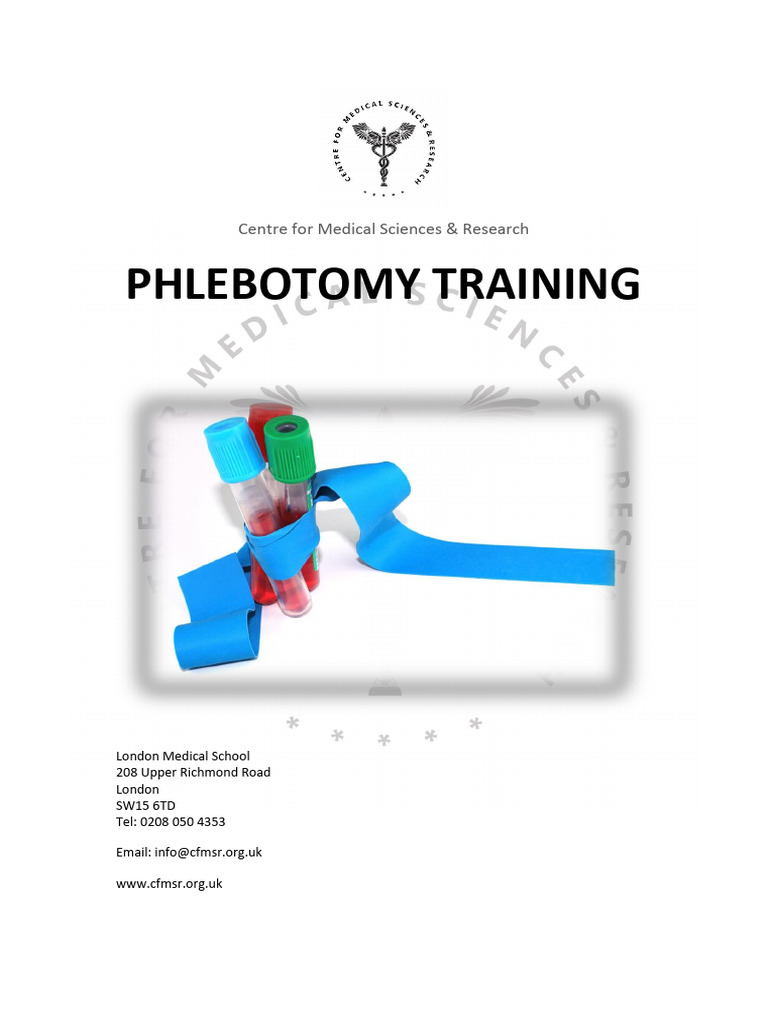 Phlebotomy Training Guide for Professionals | PDF | White Blood Cell ...