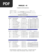 Protocolo y Corrección del PROLEC-R | PDF | Puntuación | Cognición