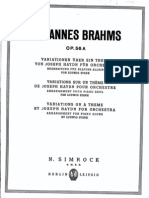 Brahms Variations on Them by Hayden Imslp15747-Brahms_-_op.56_-_arr_stark