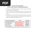 UNEB Project Checklist 2025 Template | PDF
