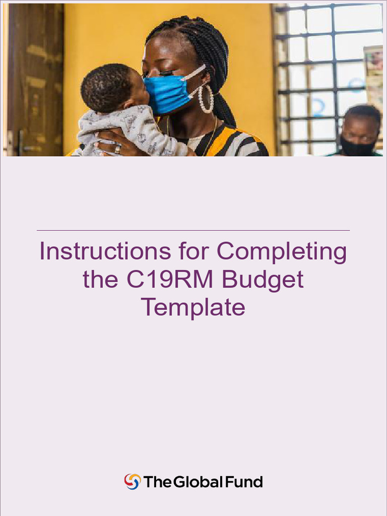 C19RM Budget Template Instructions | PDF | Exchange Rate | Currency
