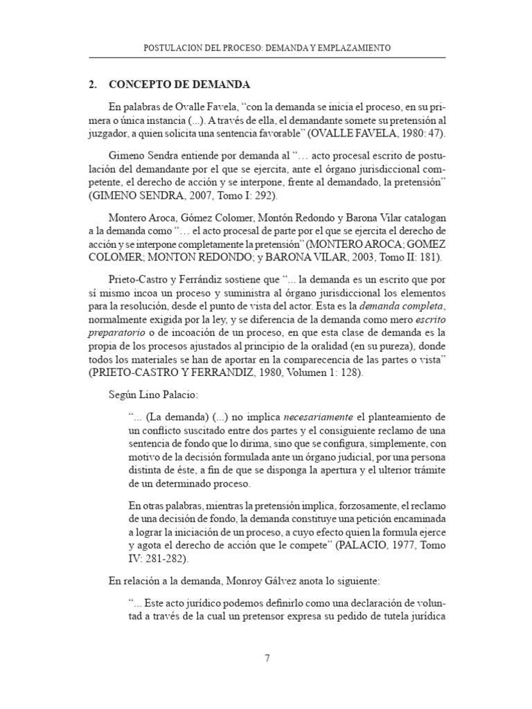 Procesal Civil 2 - Demanda y Otros | PDF | Demanda judicial | Ley procesal