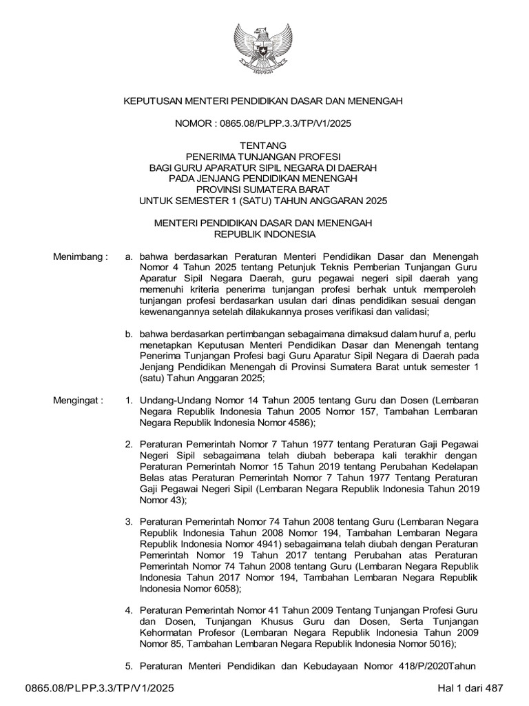 Sk-Tp-Dau-0865.08 PLPP.3.3 TP V1 2025 | PDF