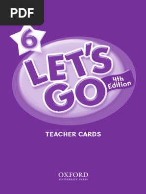 Lets Go 4e Level 6 Flashcards U1 4 | PDF