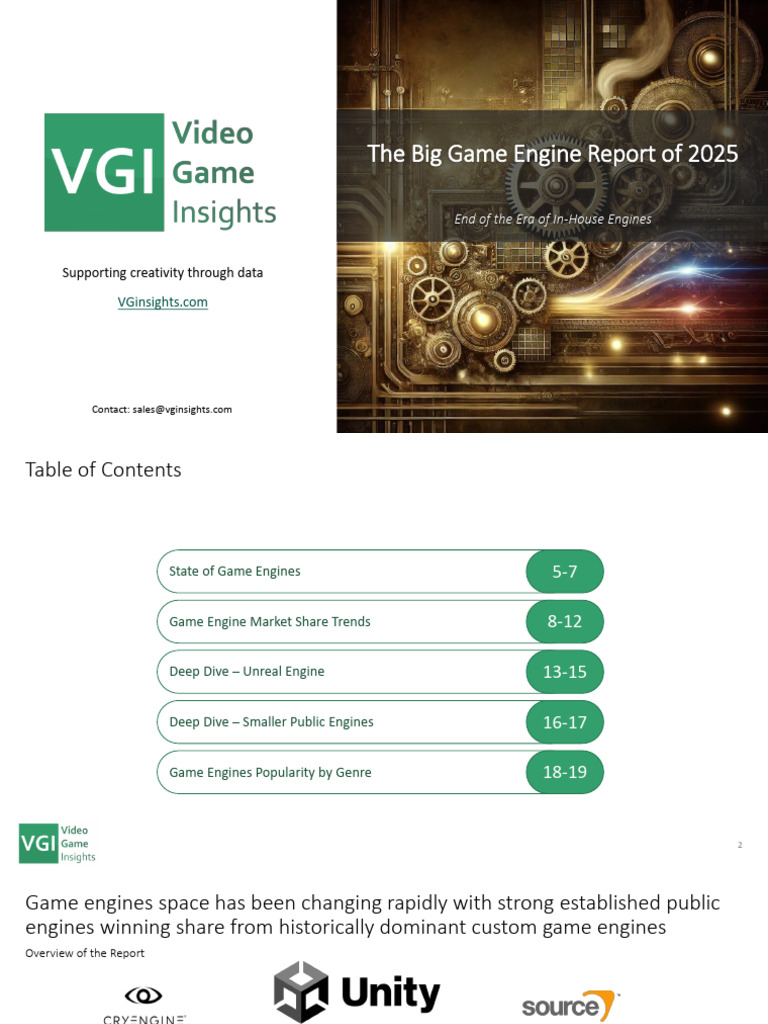 Game Engine Market Trends 2025 | PDF | Gaming