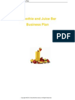 Business Plan Smoothie and Juice Bar